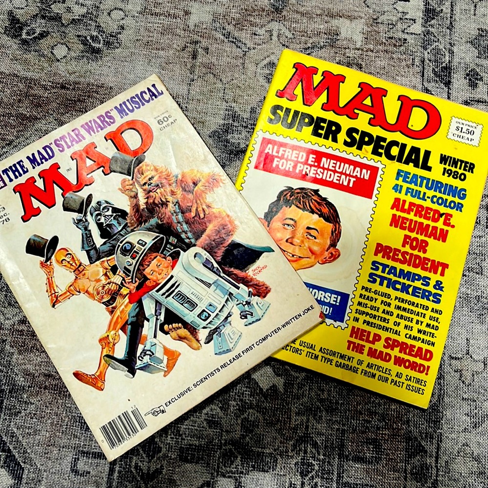 2- MAD magazine 1978 and 1980